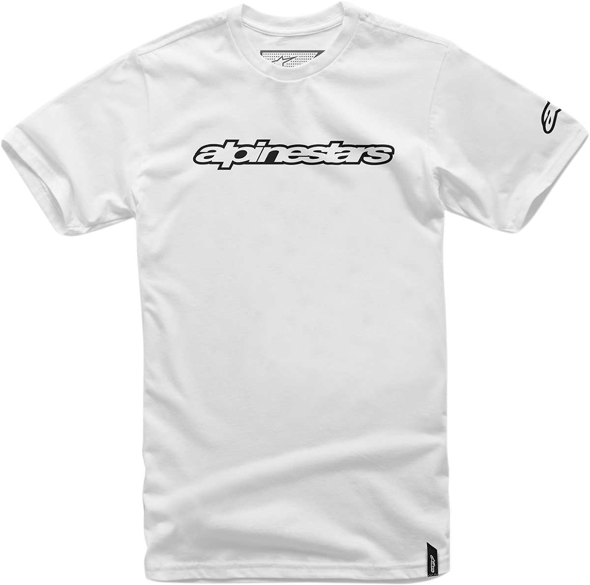 Wordmark T-Shirt - White/Black - Large