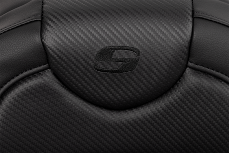 Roadsofa™ Extended Reach Seat - Carbon Fiber - Black Stitch - without Backrest - FL \'08-\'23 2008 - 2023