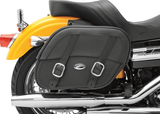 Drifter Saddlebags with Shock Cutaway - Black