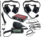 Intercom/Radio and Headset Kit - 2-Seat - Black