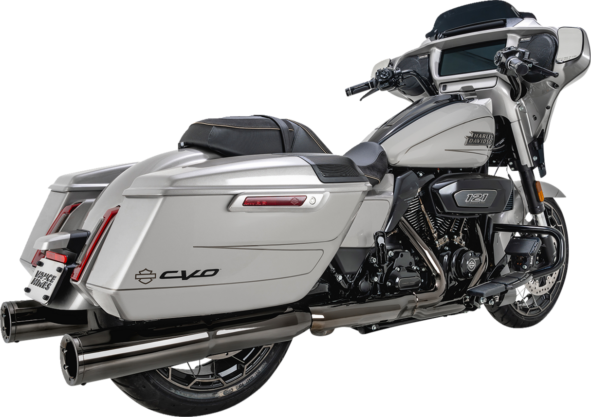 Hi-Output Slip-On Mufflers - Dark Chrome - 4-1/2\" 2017 - 2024