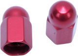 Valve Caps - Red Anodized