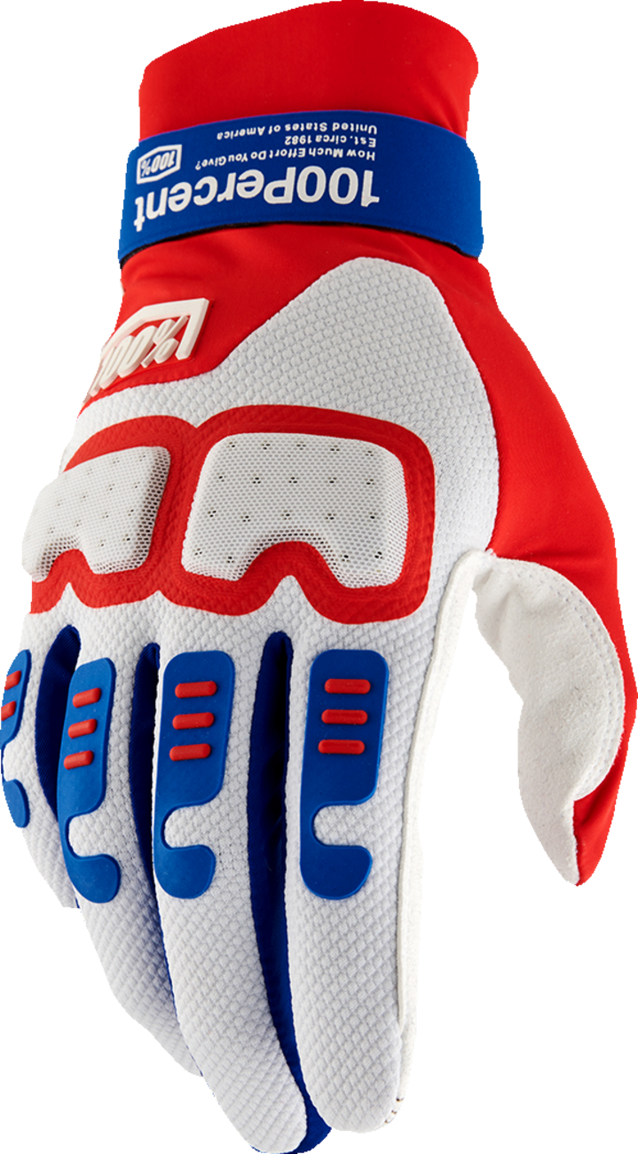 Langdale Gloves - Red/White/Blue - XL