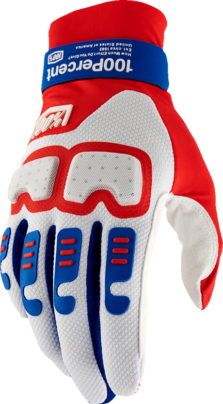 Langdale Gloves - Red/White/Blue - 2XL