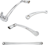 Deep Cut Foot Control Kit w/ Toe Shifter - Chrome 2000 - 2022