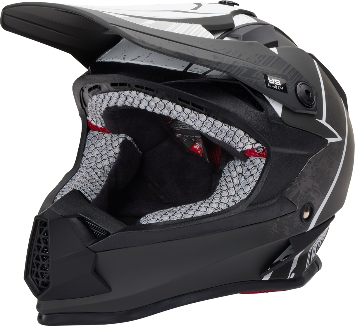 Youth F.I. Helmet - Fractal - MIPS® - Matte Black - Large