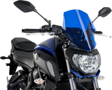 Naked Touring Windscreen - 14-1/4\" - Blue - Yamaha 2018 - 2020