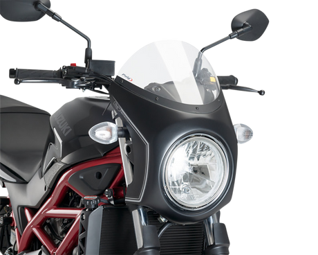 Semi-Fairing - Black - Clear Screen 2017 - 2024