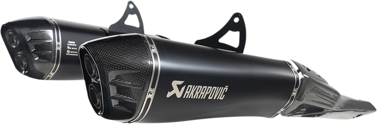 Slip-On Series Muffler - Titanium/Carbon Fiber - Black 2022 - 2024