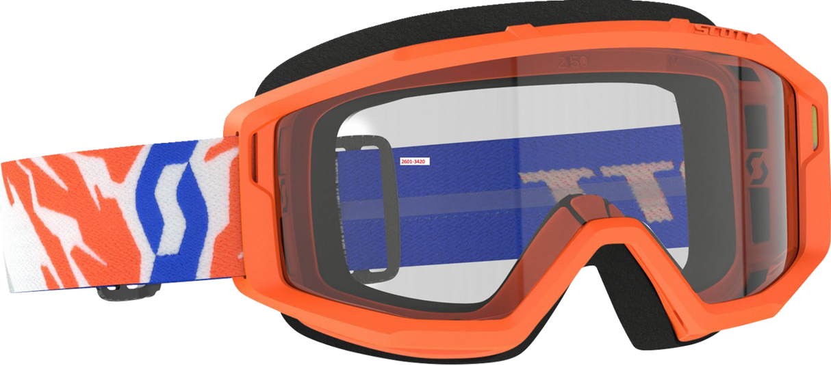 Youth Primal Goggles - Orange - Clear