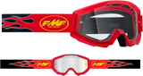 PowerCore Goggles - Flame - Red - Clear