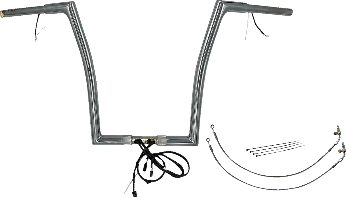 Handlebar Kit - Flat Top - 16\" - Chrome 2016 - 2020