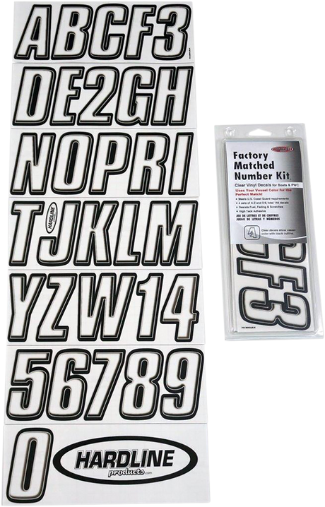 I.D. Sticker Kit - 800 Series - Clear