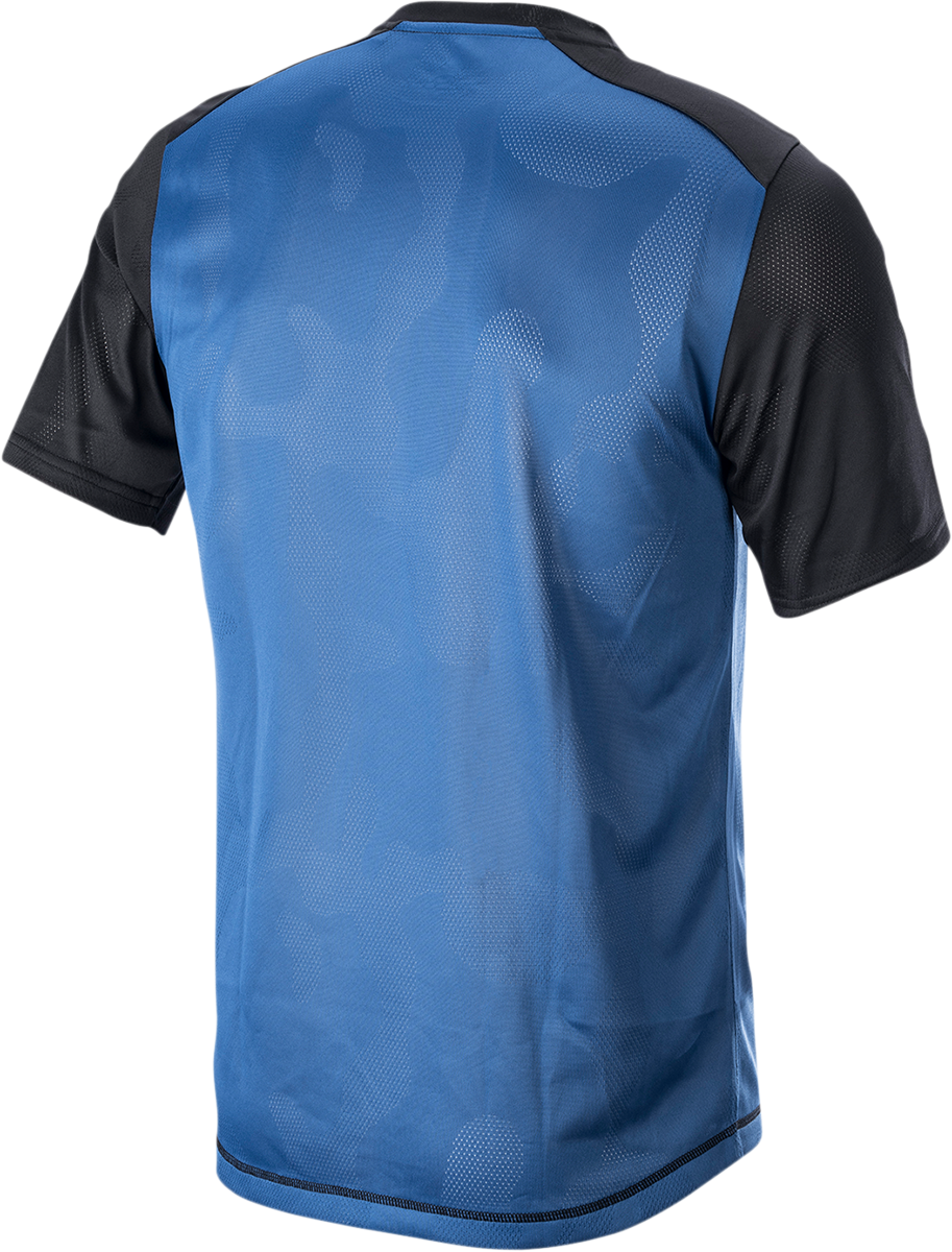 Alps 4.0 V2 Jersey - Short-Sleeve - Blue/Black/Silver - Small