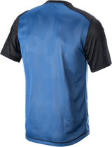 Alps 4.0 V2 Jersey - Short-Sleeve - Blue/Black/Silver - Small