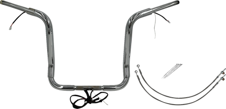 Handlebar Kit - Pointed Top - 16\" - Chrome 2014 - 2015