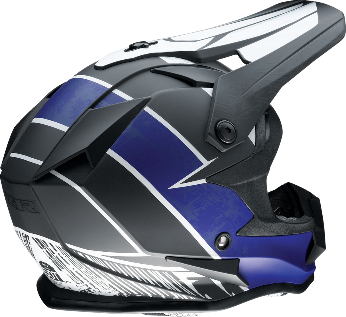 Youth F.I. Helmet - Fractal - MIPS® - Matte Black/Blue - Small