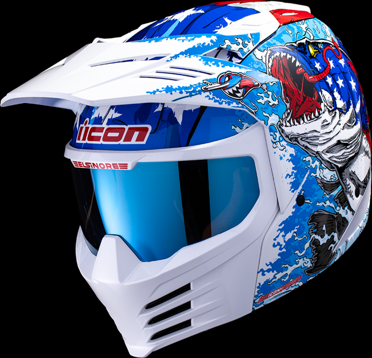 Elsinore™ Helmet - American Basstard - Blue - XS