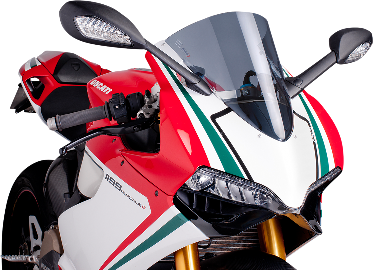 Race Windscreen - 15-3/4\" - Smoke - Panigale 2012 - 2015