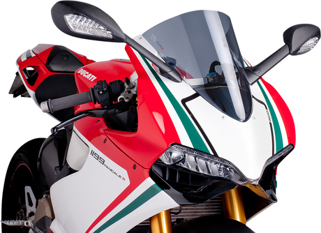 Race Windscreen - 15-3/4\" - Smoke - Panigale 2012 - 2015