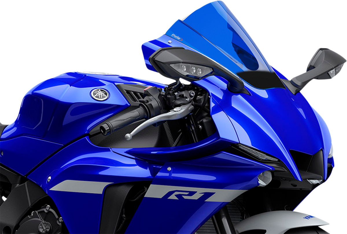 Race Windscreen - 13-1/4\" - Blue - YZF-R1 2020 - 2024