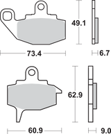 HF Brake Pads - Kawasaki 1987 - 2007