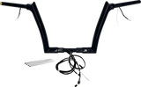 Handlebar Kit - Pointed Top - 12\" - Black 2016 - 2020