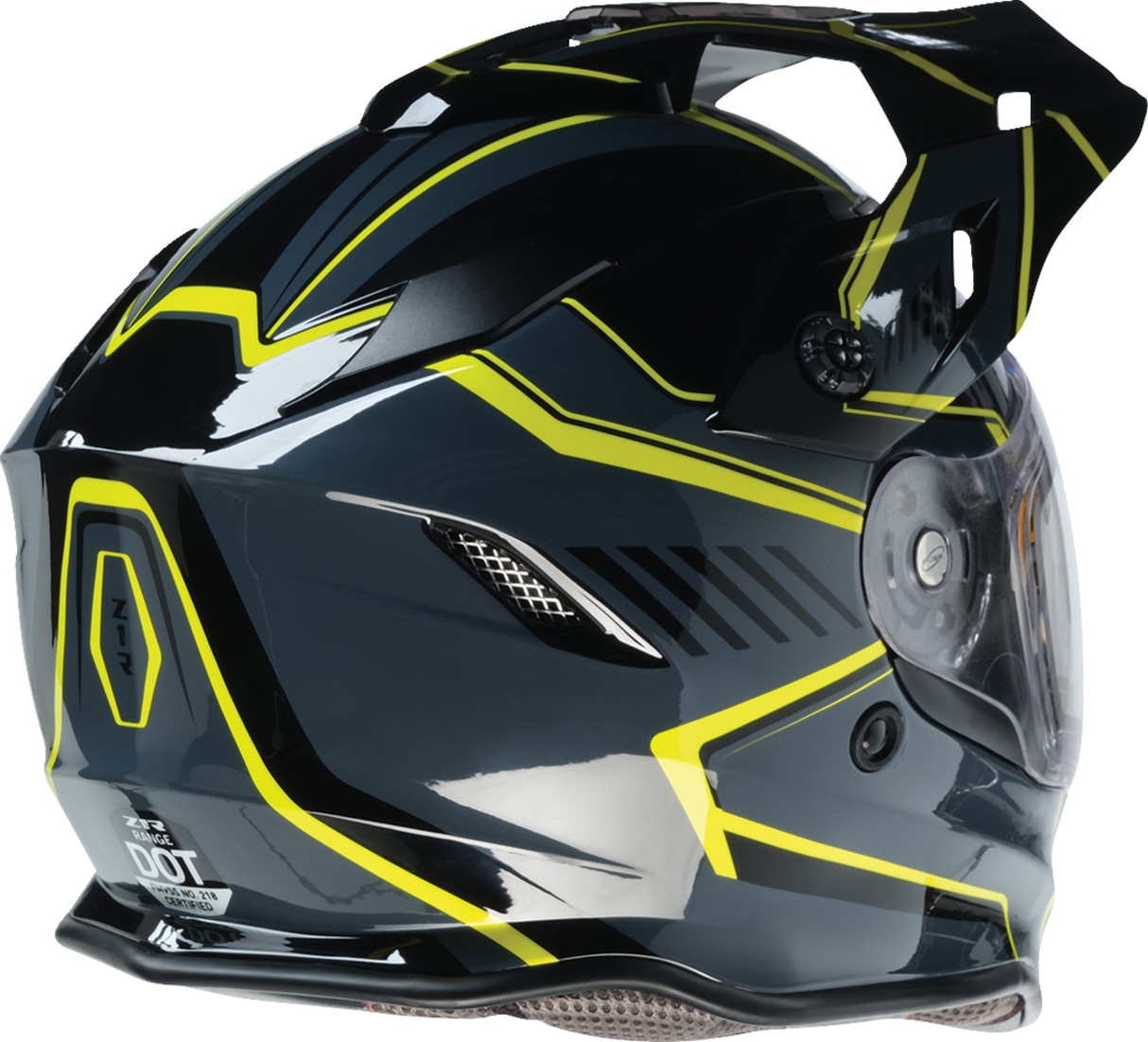 Range Helmet - Rotor - Black/Hi-Viz - XS