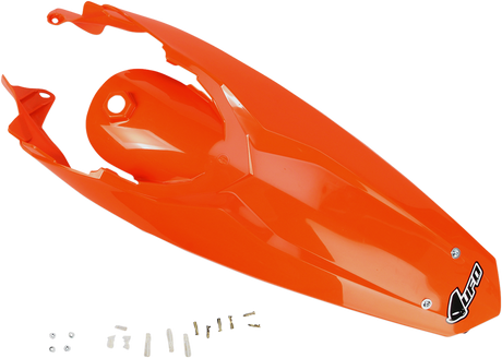 Enduro Rear Fender with Light - \'98-\'20 KTM Orange 2012 - 2016