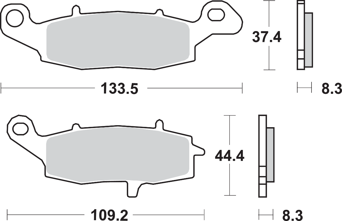 HS Brake Pads - V-Strom - 705HS 1995 - 2023