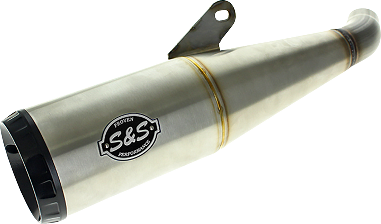 Grand National Slip-On Muffler - Brushed Stainless Steel - X™500