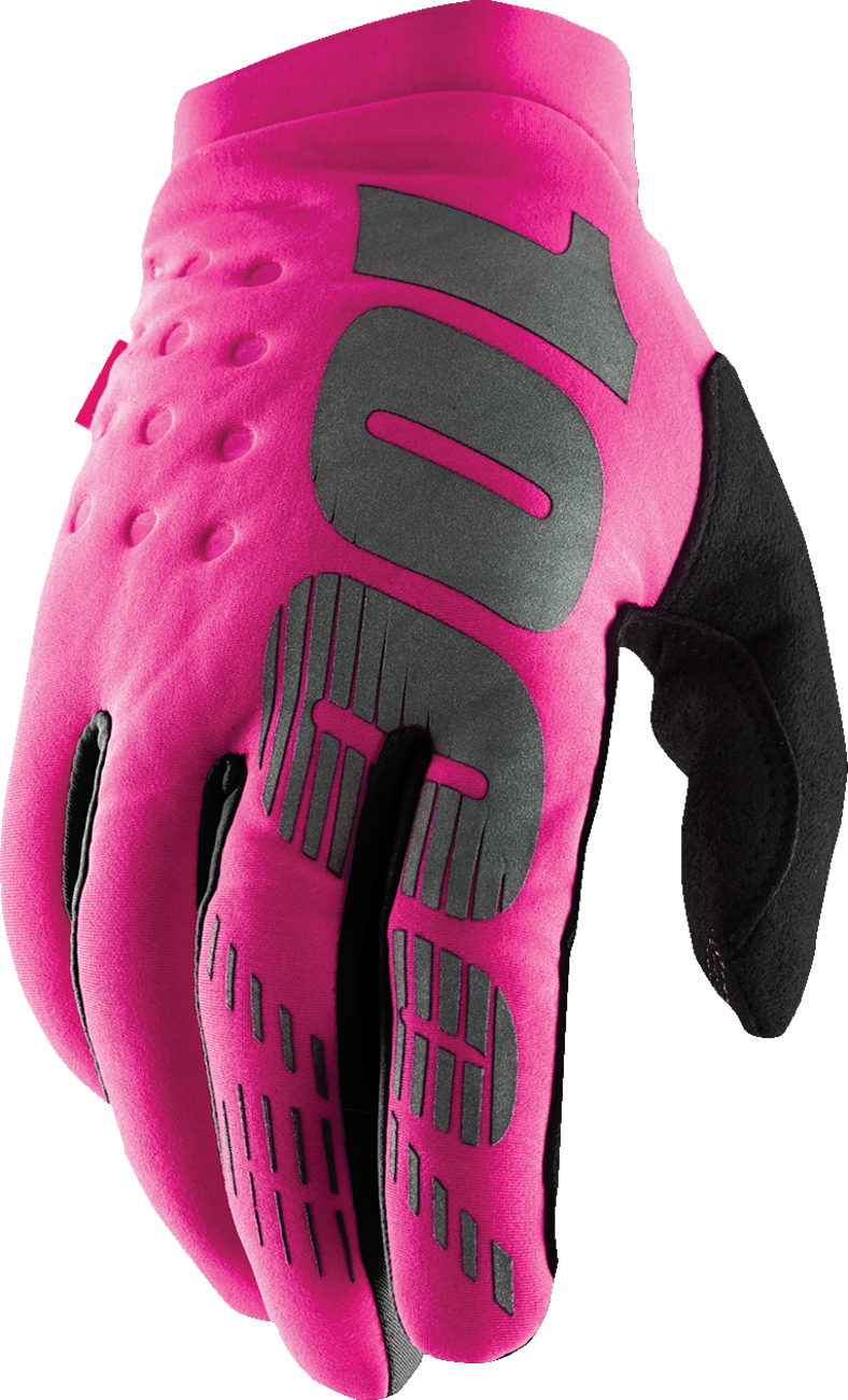 Women\'s Brisker Gloves - Neon Pink/Black - Small