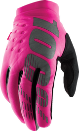 Women\'s Brisker Gloves - Neon Pink/Black - Large