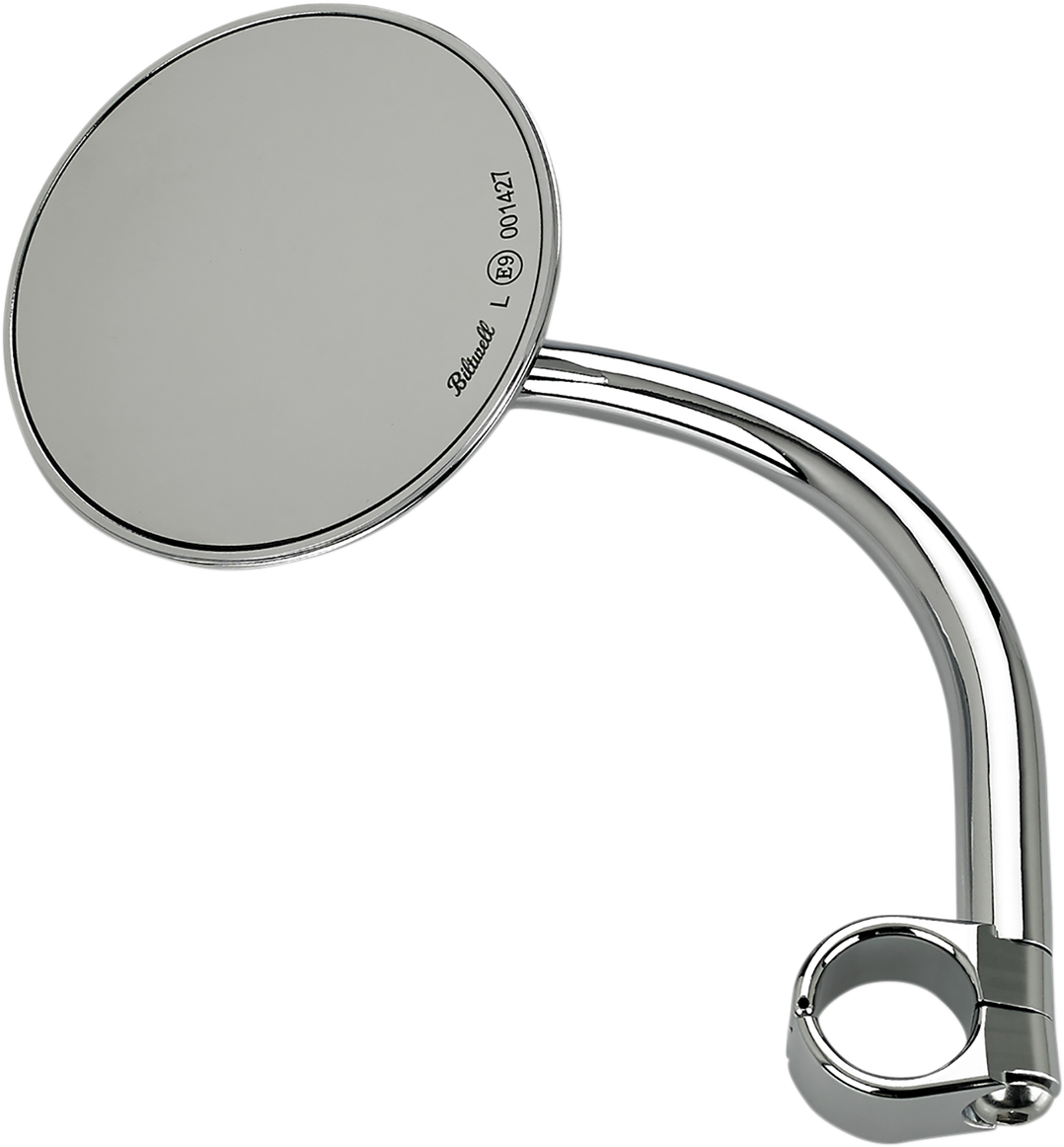 Mirror w/mount - Round - Chrome