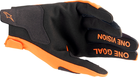 Youth Radar Gloves - Hot Orange/Black - 2XS