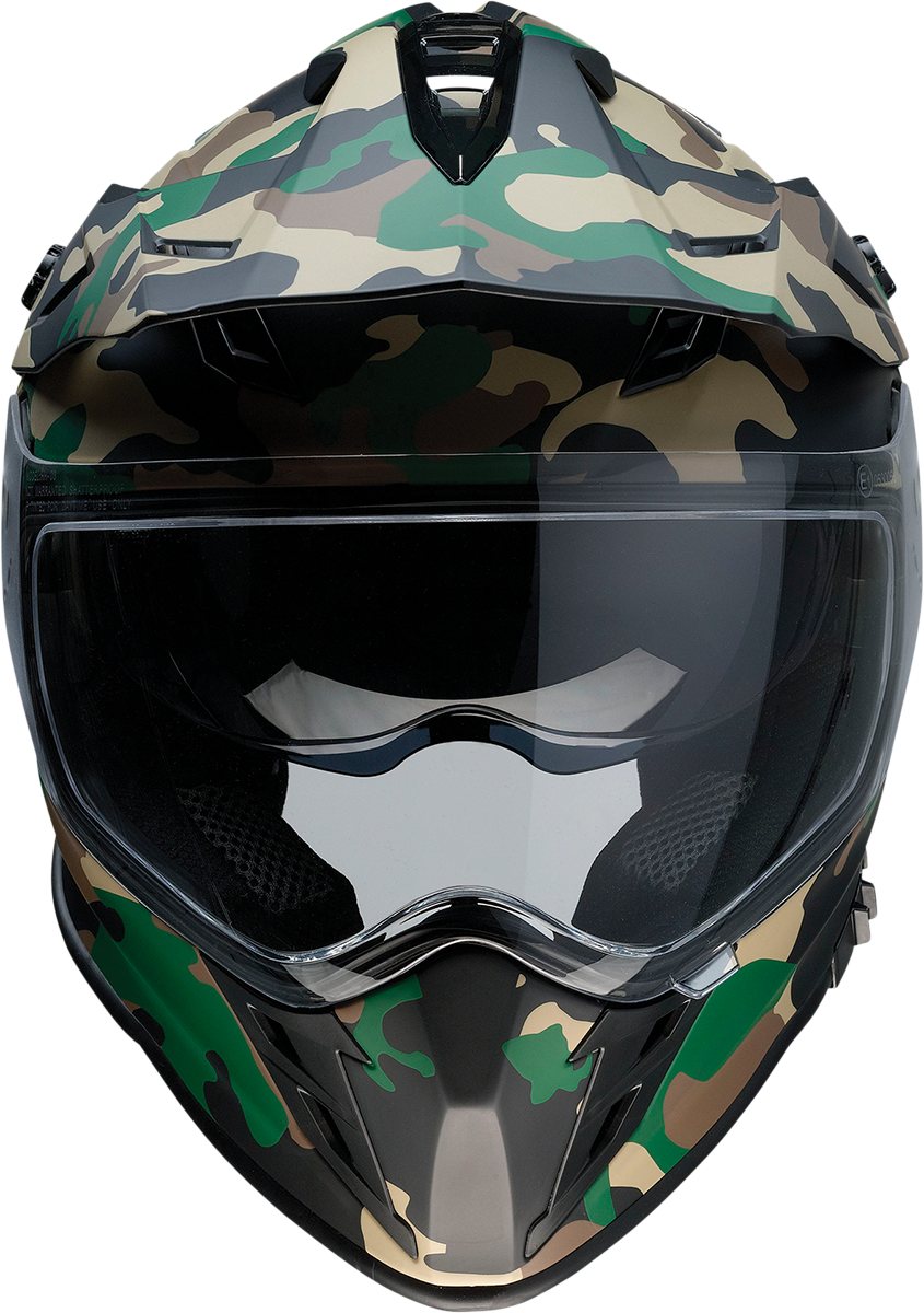 Range Helmet - Camo - Woodland - Large