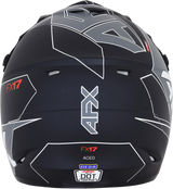 FX-17 Helmet - Aced - Matte Black/White - Medium