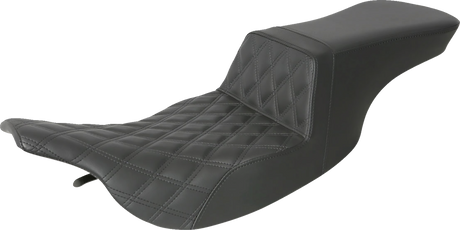 Tour Step-Up Seat - Front Lattice Stitch - Black - FL \'97-\'07 1997 - 2007