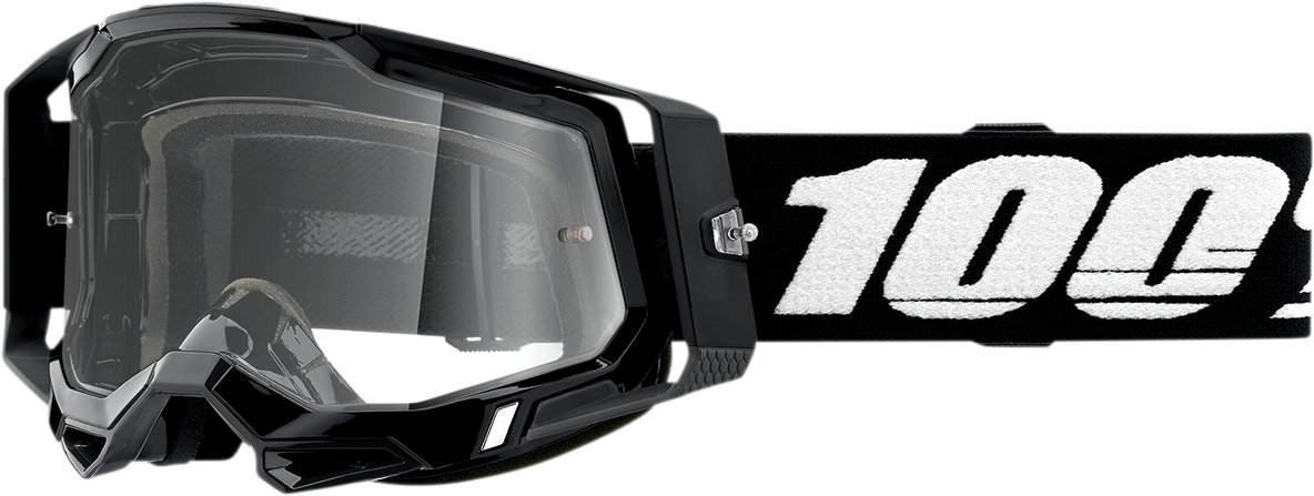 Racecraft 2 Goggles - Black - Clear