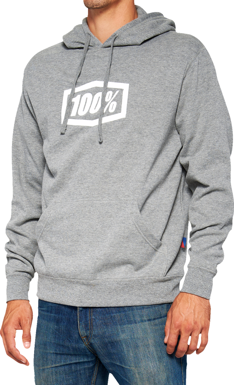 Icon Pullover Hoodie - Gray - Large