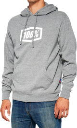 Icon Pullover Hoodie - Gray - Large