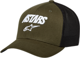 Angle Mesh Hat - Military Green/Black - Small/Medium