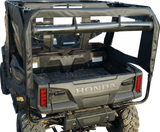 Soft Doors - Middle/Rear Windows - Black - Honda Pioneer 1000 2016 - 2023