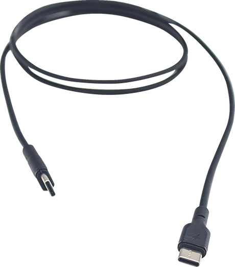 Male USB-C to Male USB-C Cable - Phone - Charger - 40\" - Black