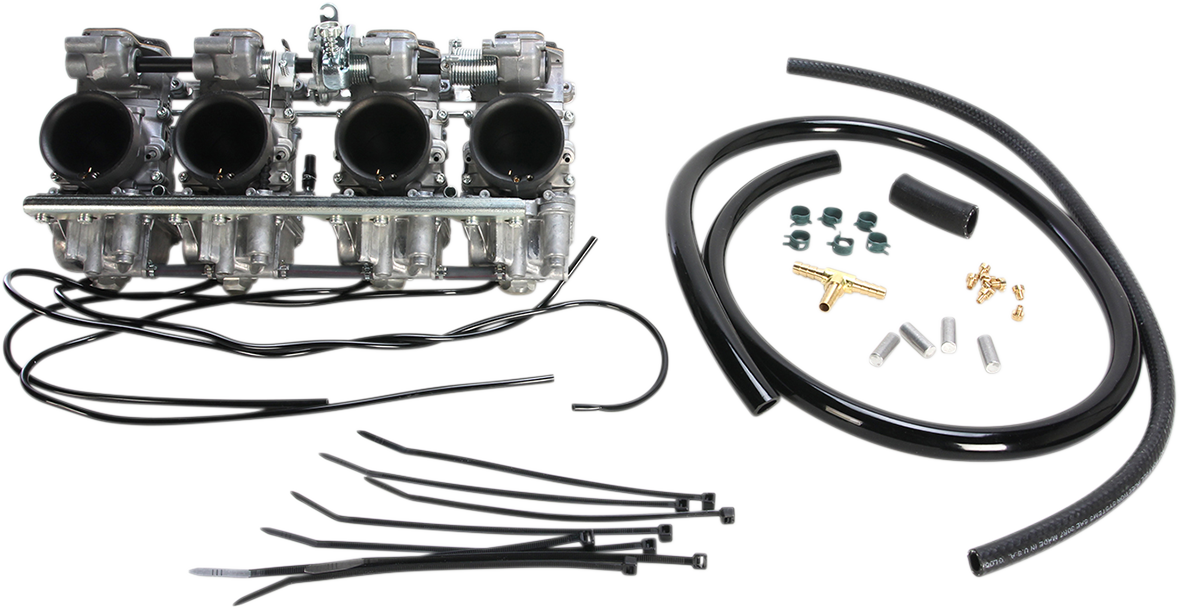 Radial Flat Slide Carburetor Set - RS Series 38 4-Cylinder Set 1980 - 1990