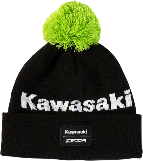 Kawasaki Stripe Beanie - Black