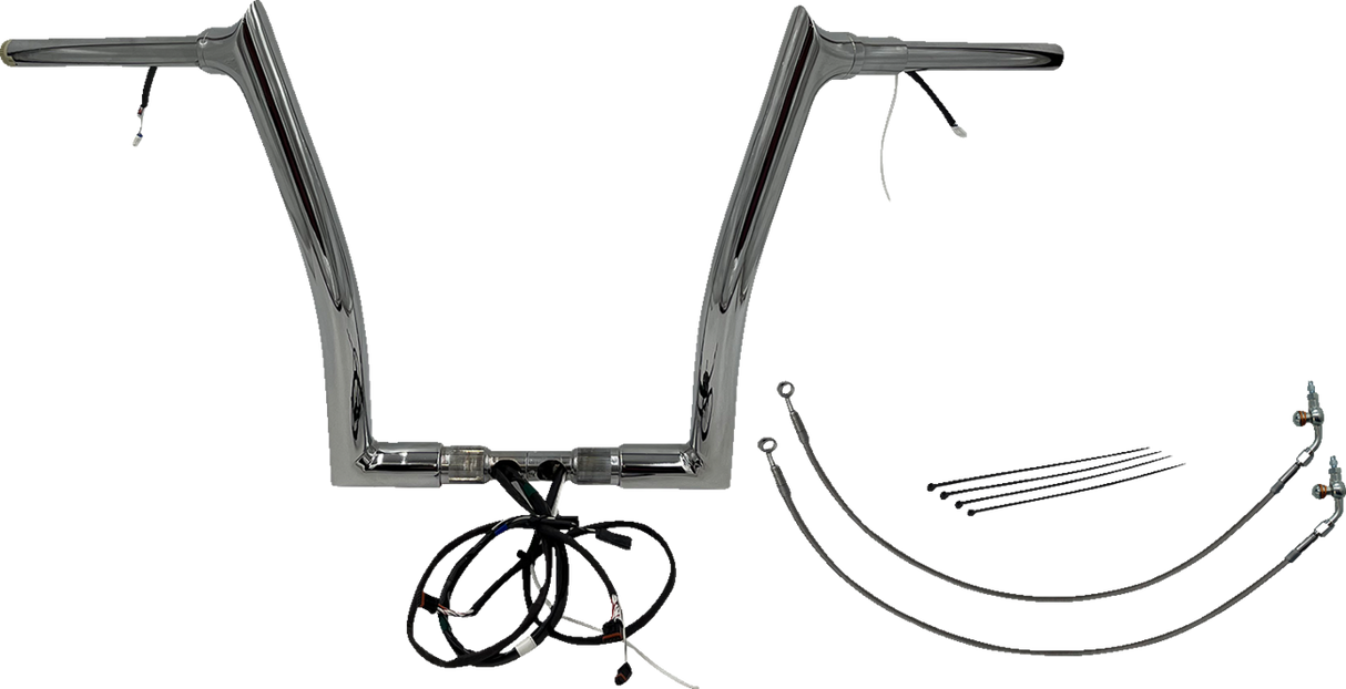 Handlebar Kit - Pointed Top - 14\" - Chrome 2015 - 2015