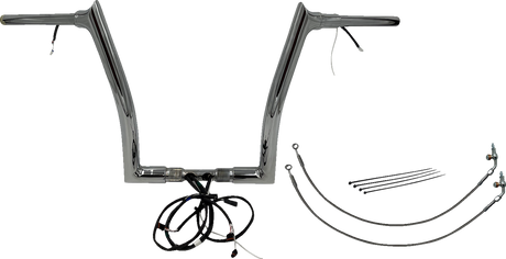 Handlebar Kit - Pointed Top - 14\" - Chrome 2015 - 2015