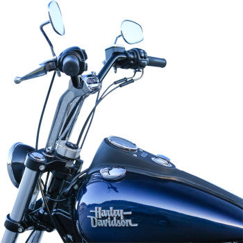 THRASHIN SUPPLY CO.  0602-1051 Handlebar Riser Risers - Pull Back - 9-1/2" - Chrome