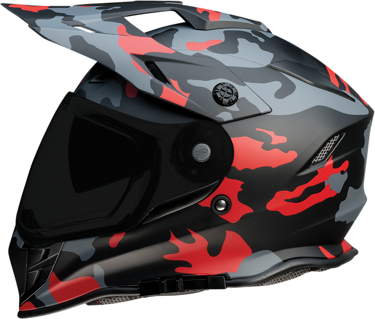 Range Helmet - Camo - Red - 2XL